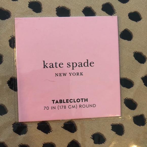 Kate Spade Table Cloth Round Flamingo Dot - Picture 4 of 5